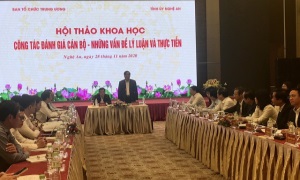 Hội thảo khoa học “Công tác đánh giá cán bộ - Những vấn đề lý luận và thực tiễn”